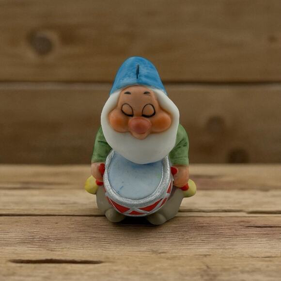 Vintage Schmid Ceramic Disney "Sleepy w/ Drums" 1987 50th Ann. Collection - Picture 1 of 9